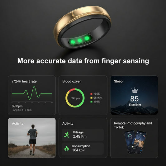 Smart Ring Pro™ | 24/7 Health & Sleep Monitoring